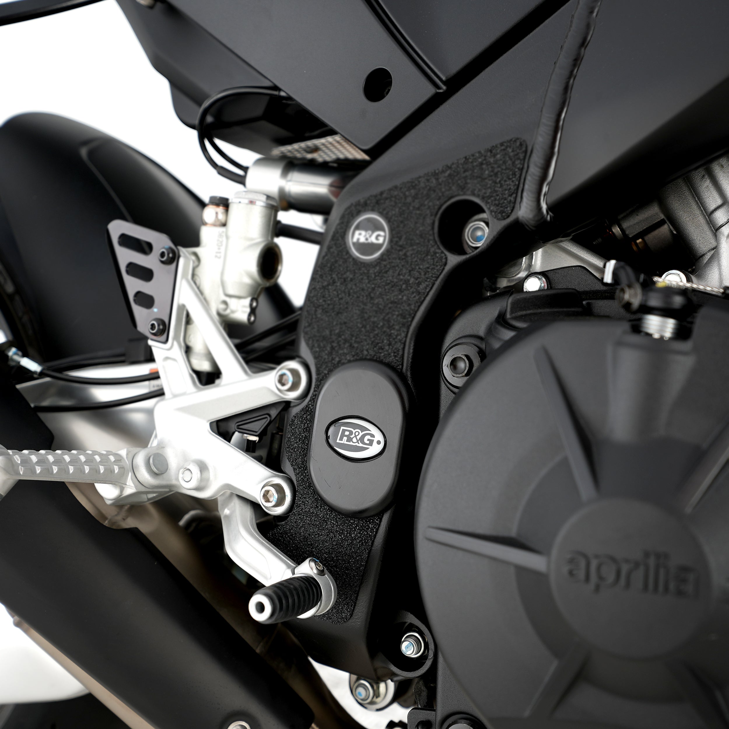 Frame Plug for Aprilia, Tuono V4 1100 Factory '15-, Caponord 1200 '13-, Tuono V4 & RSV4 1100 Factory '21-'24 models.