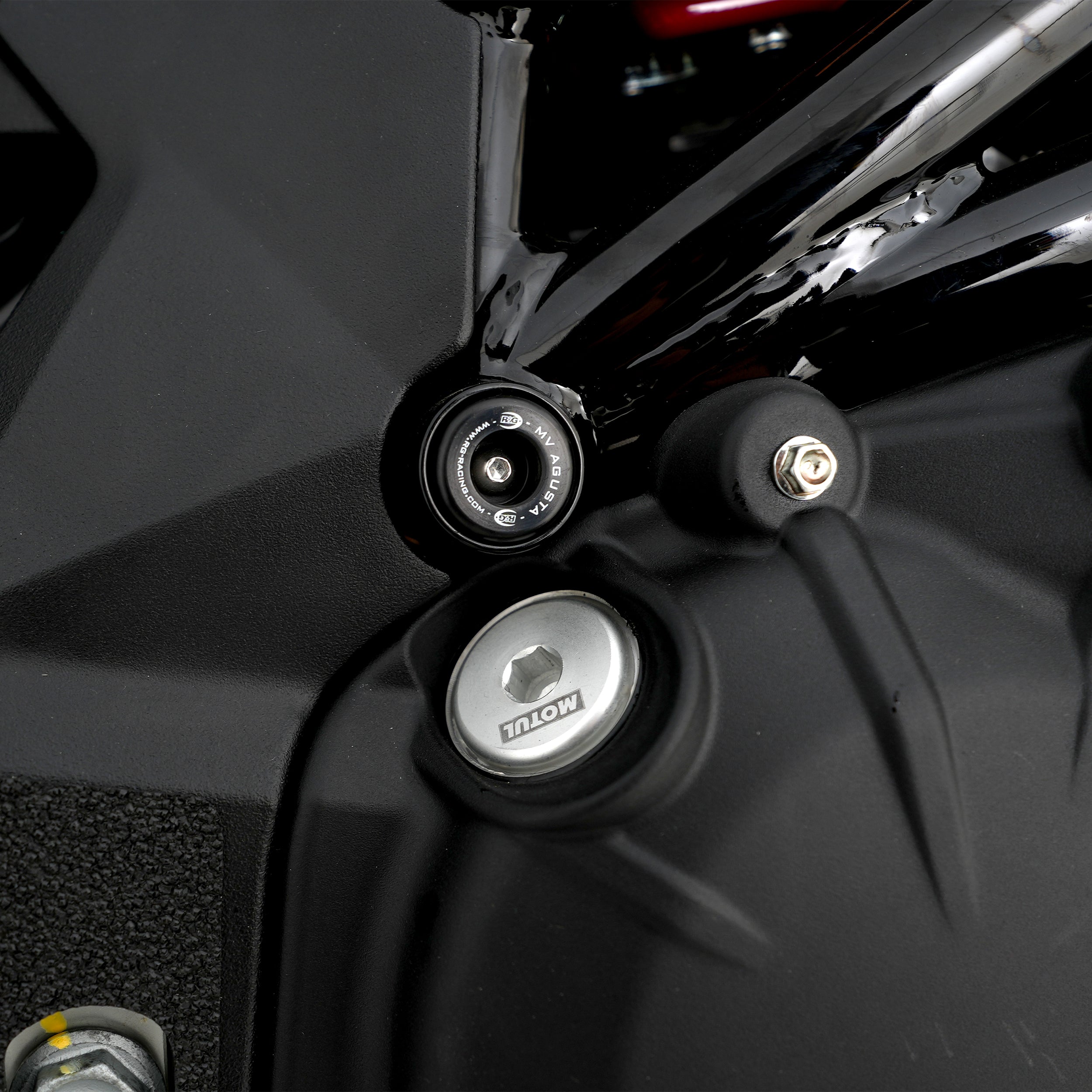 Lower Trellis Frame Plug for MV Agusta Brutale 675 ('12-) Superveloce 800 ('20-) & Brutale 1000RS '24-25.