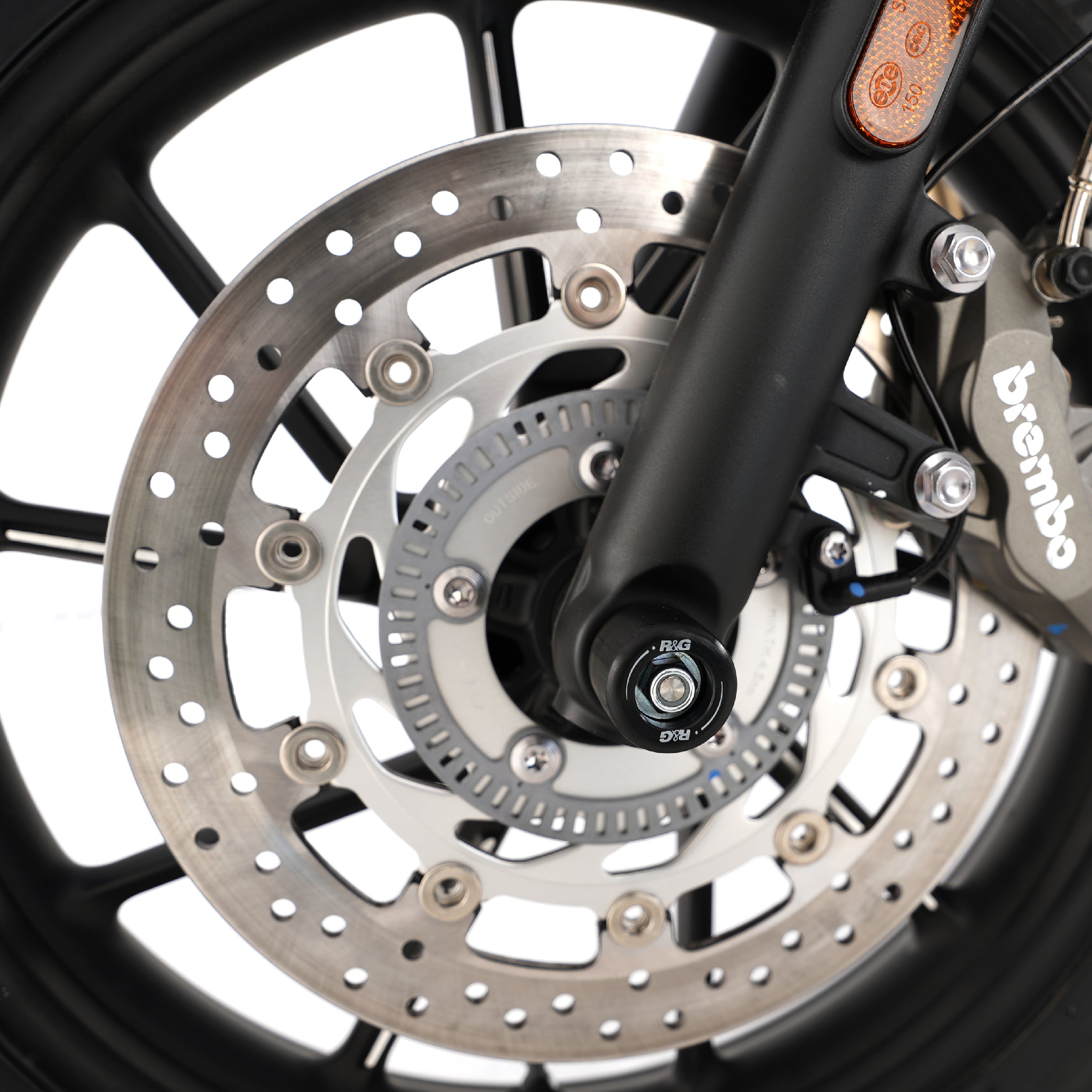 Fork Protectors for the Triumph Street Twin '16-, Speed Twin 900 '22- '24 & Bonneville Bobber '17.