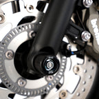 Fork Protectors for the Triumph Street Twin '16-, Speed Twin 900 '22- '24 & Bonneville Bobber '17.