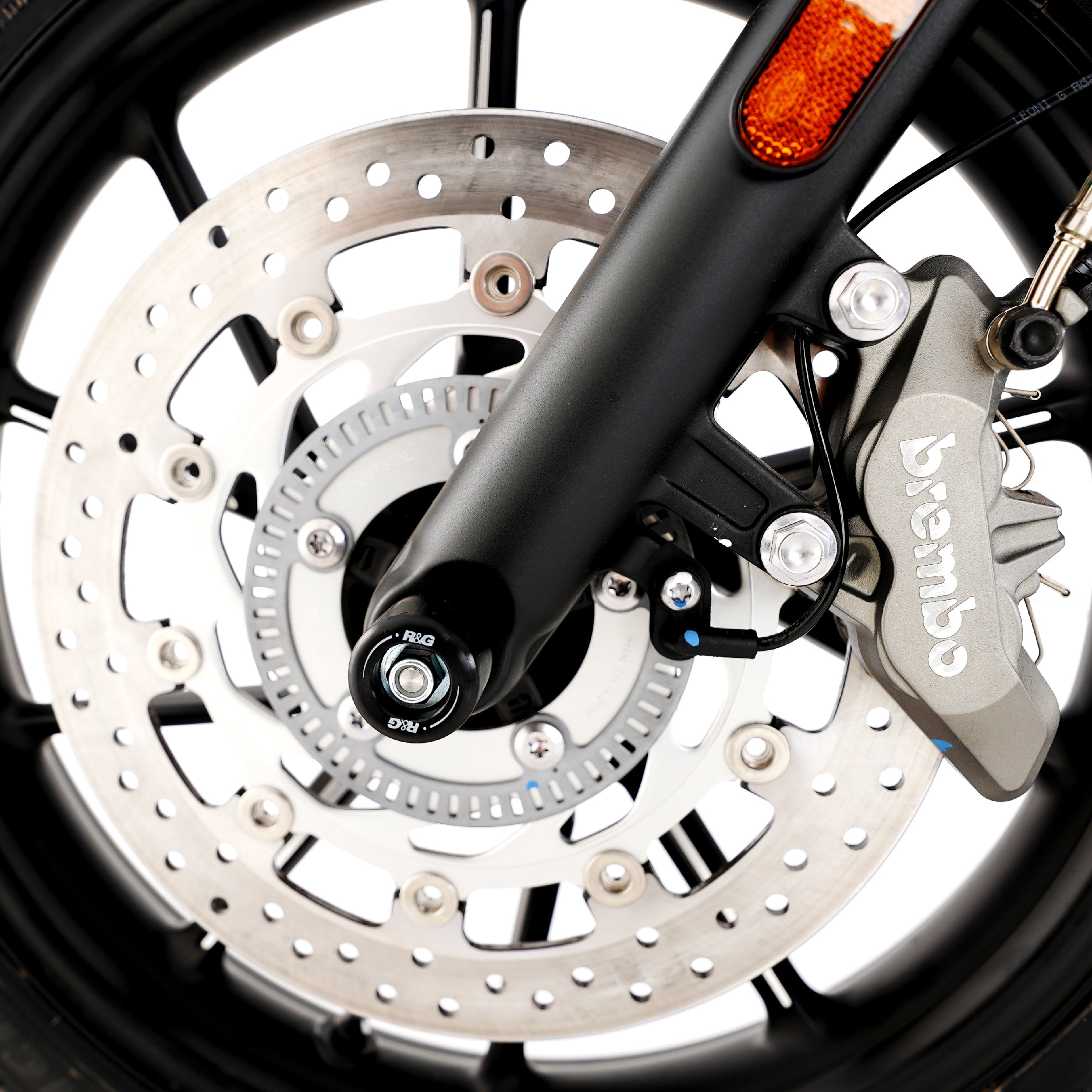 Fork Protectors for the Triumph Street Twin '16-, Speed Twin 900 '22- '24 & Bonneville Bobber '17.