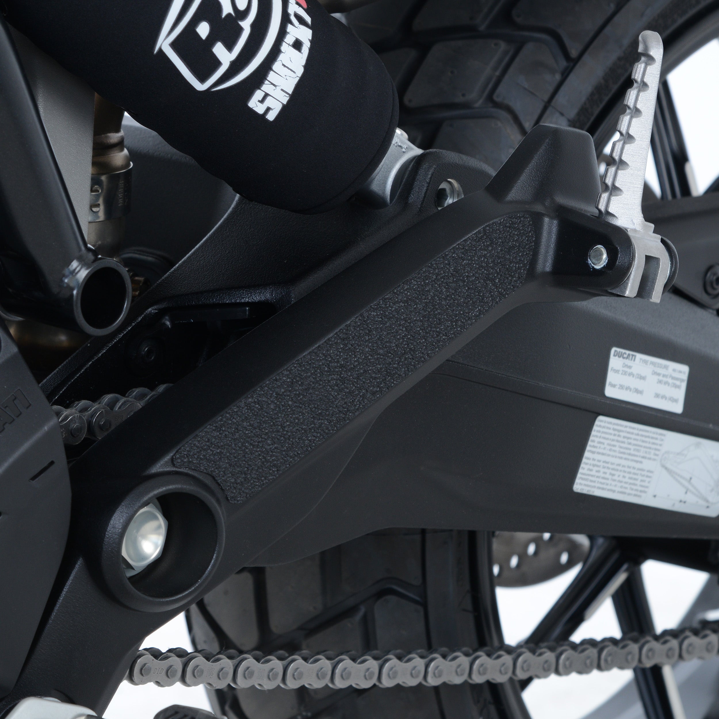 R&G Boot Guard Kit for Ducati Scrambler 1100 '18-25 & Scrambler 1100 Pro '20-25 (2 Piece)