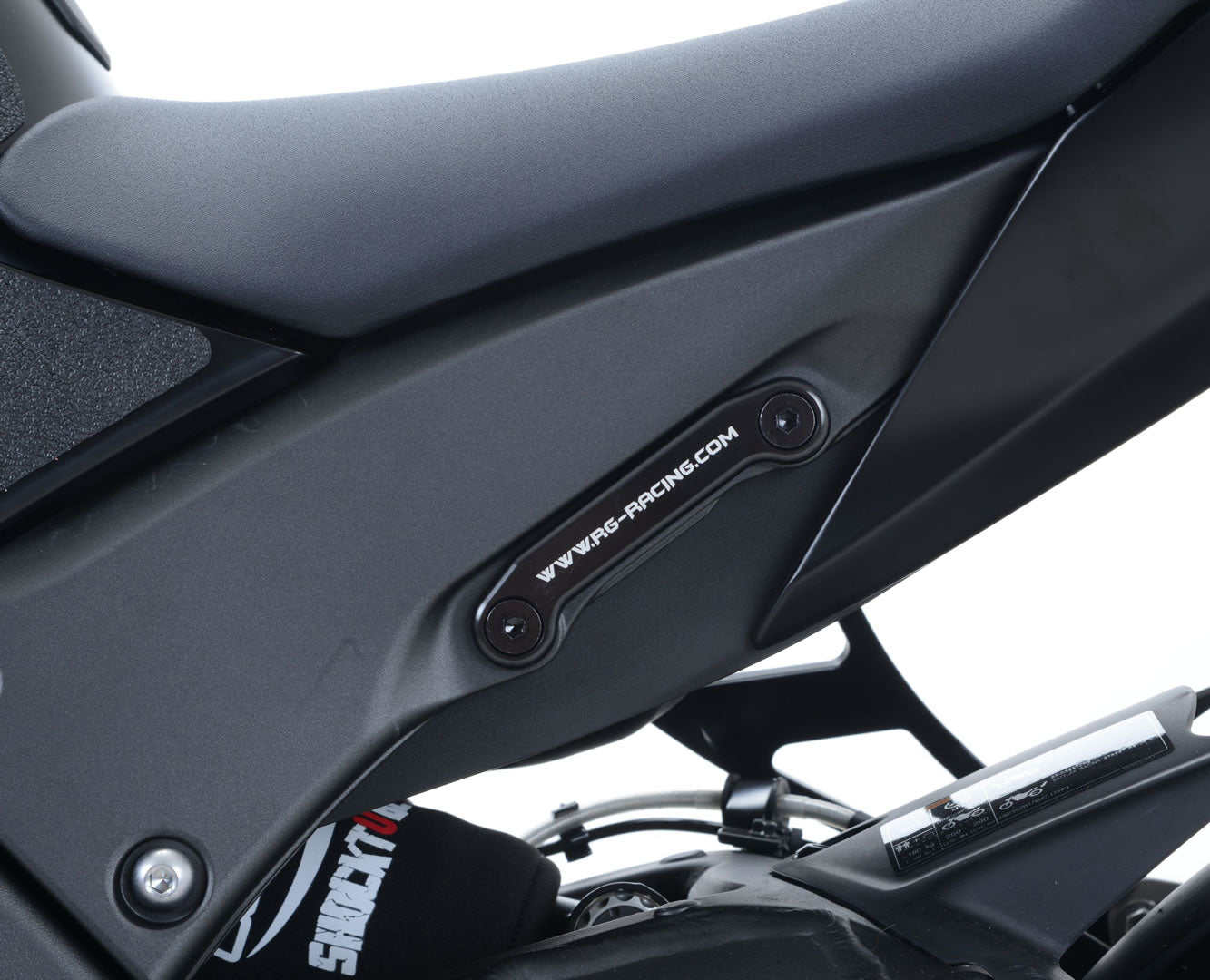 Exhaust Hanger and Rear Footrest Blanking Plate Kit for the  Kawasaki ZX10-R '11-24 & ZX-10RR '21-24