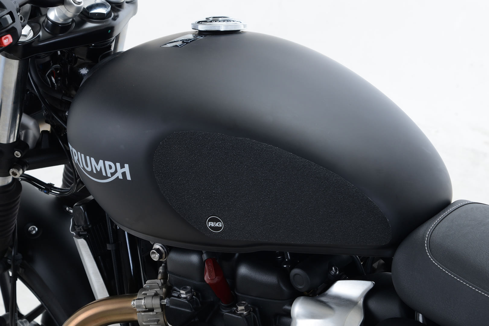 R&G Tank Traction Grips for Triumph Street Twin '16-, Scrambler 900 '23- & Speed Twin 900 '22- '24