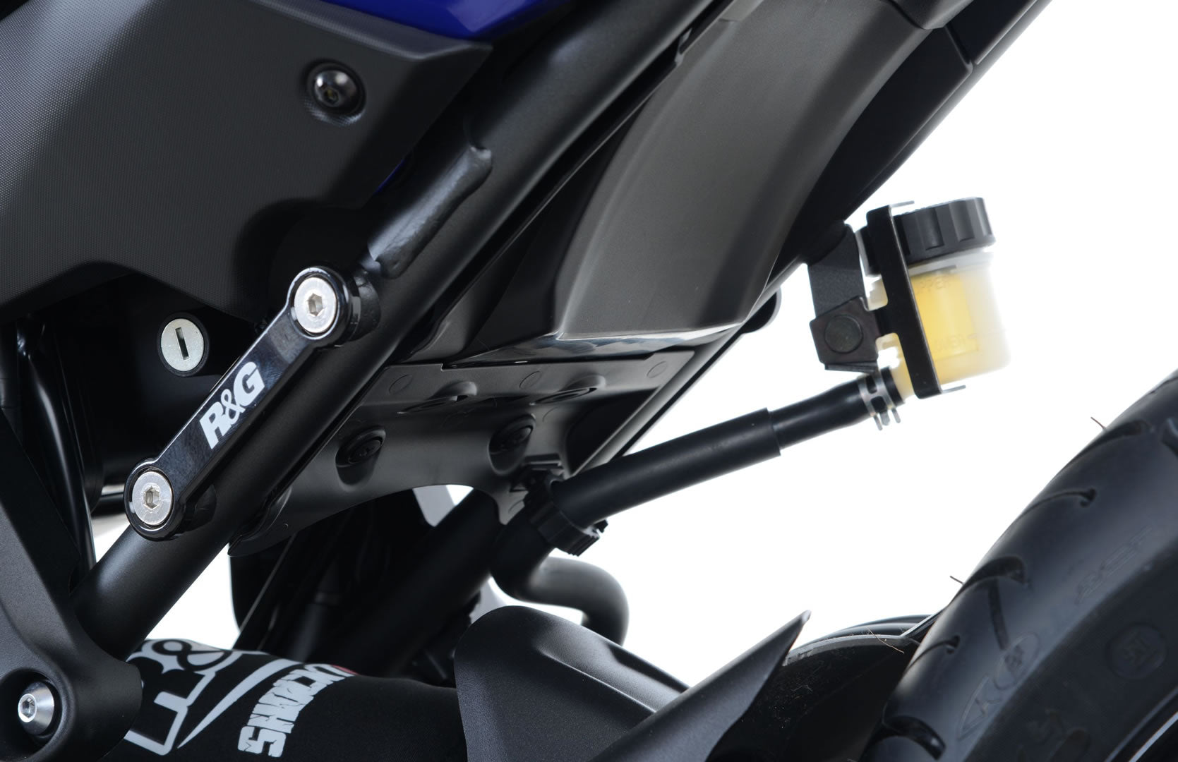 Rear Foot Rest Blanking Plates for Yamaha Tracer 700 '16- (MT-07 Tracer FJ-07)