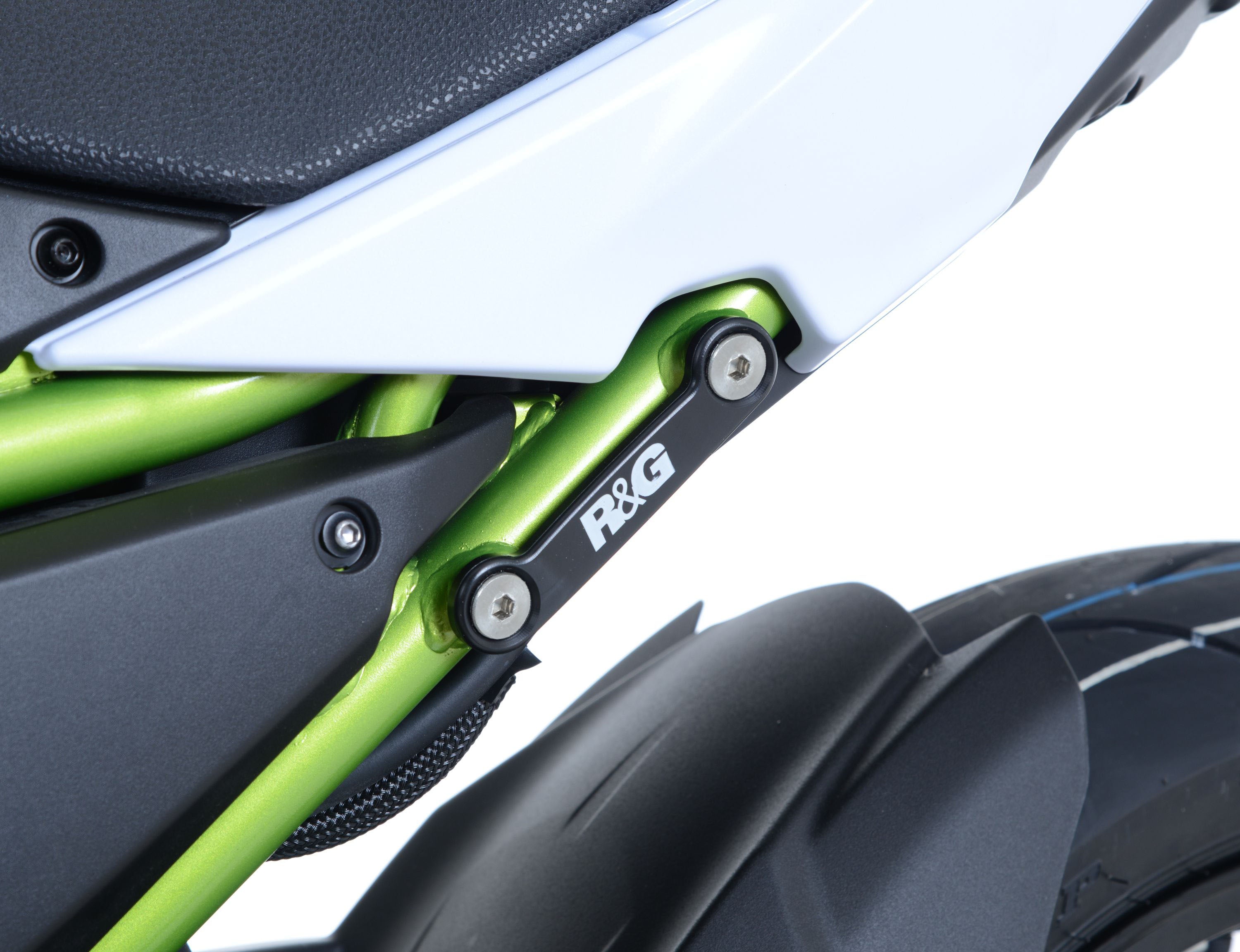 Rear Foot Rest Blanking Plates for Kawasaki Z650 '17- &  Ninja 650 '17- '24