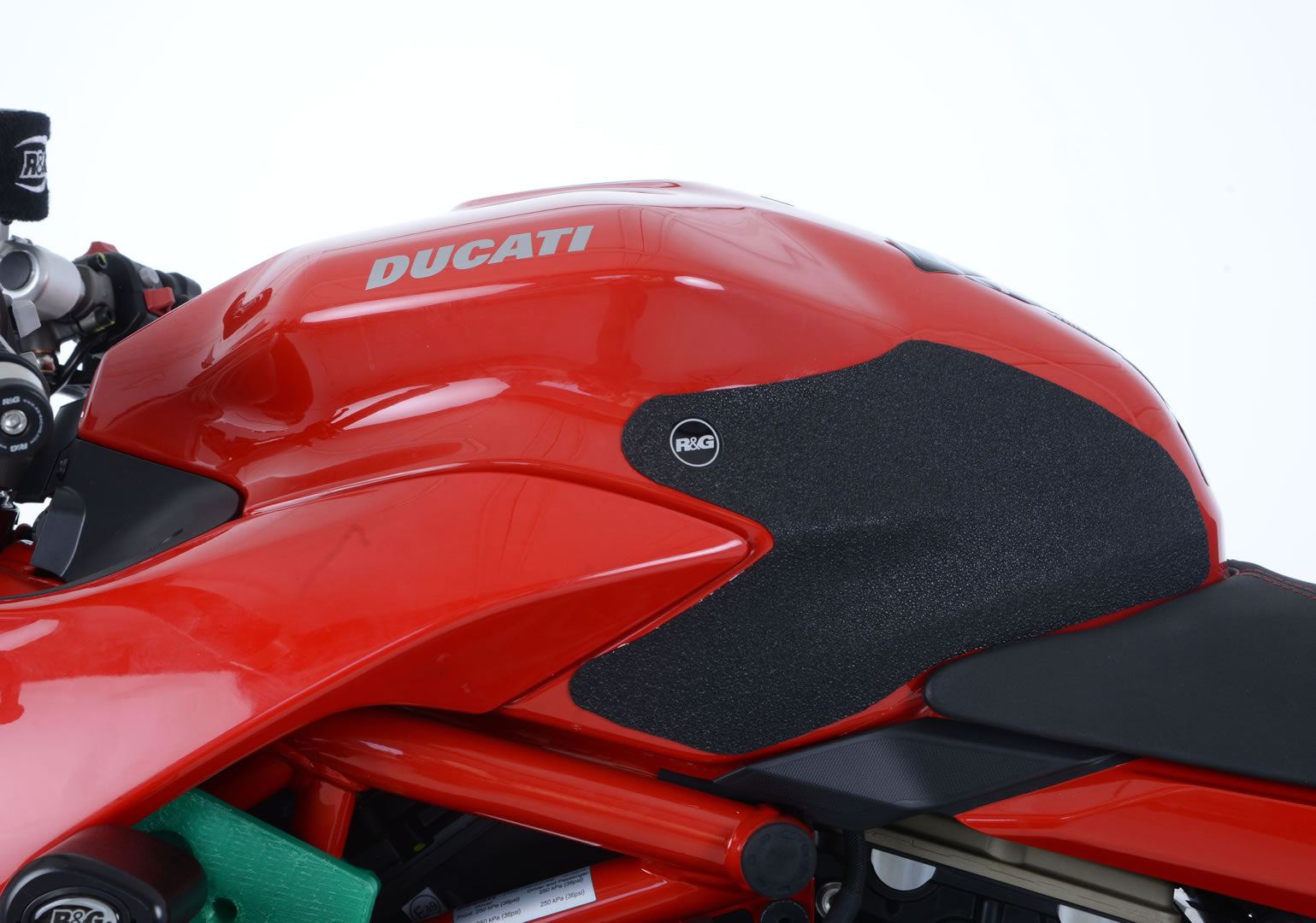 R&G Tank Traction Grips for Ducati Supersport, Supersport S '17-, Supersport 950 '21
