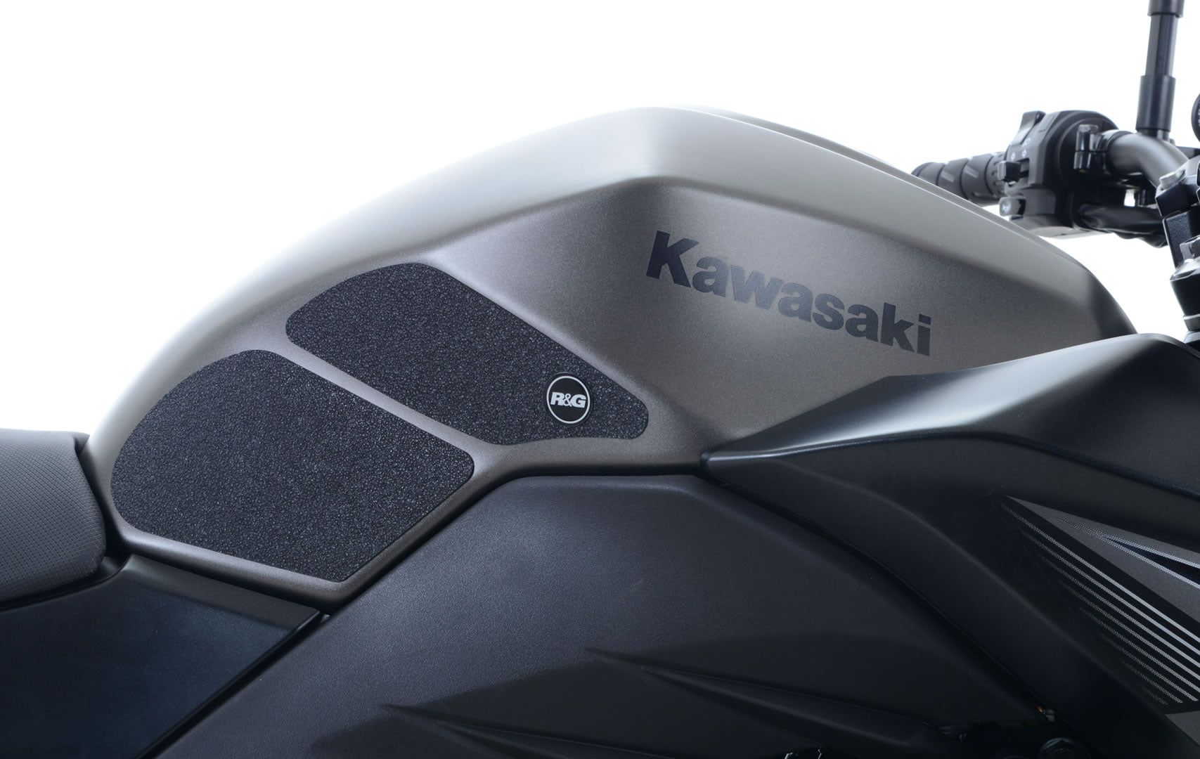 R&G Tank Traction Grip Kit For The Kawasaki Ninja 250 ('13-'17), Ninja 300 '13- and Kawasaki Z300 & Z250 '13-'18 models
