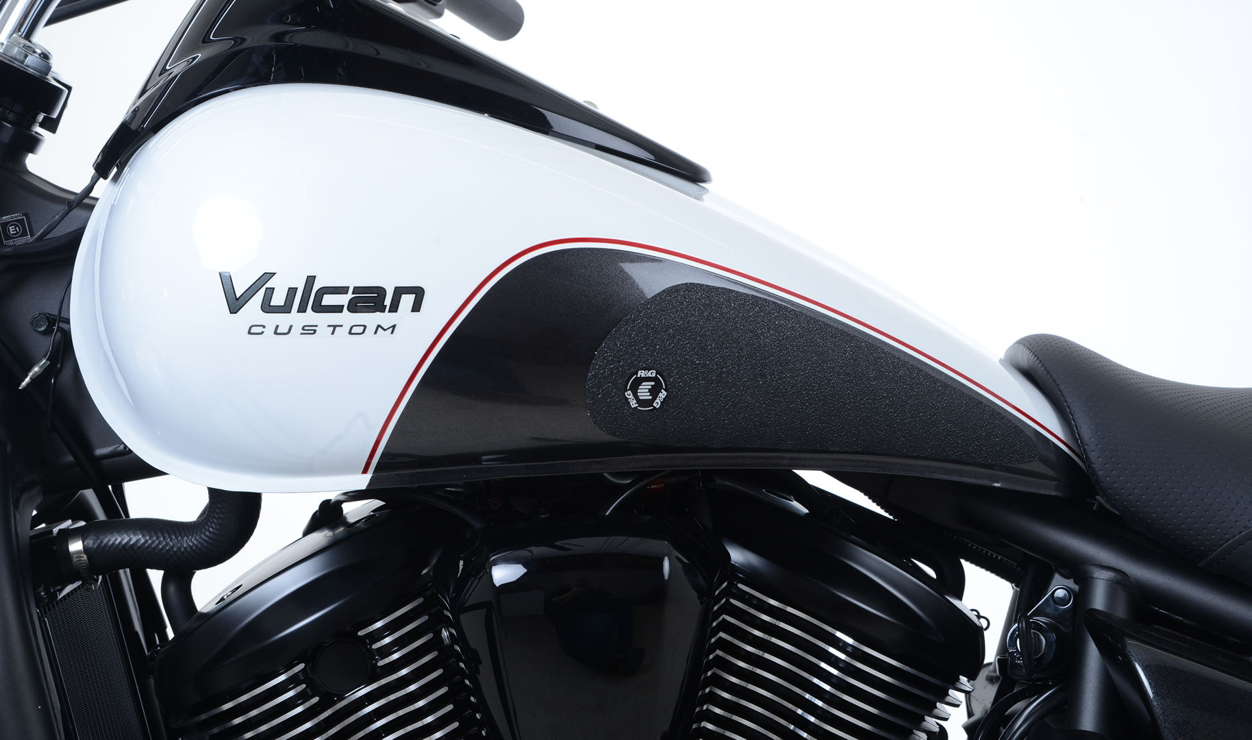 R&G Tank Traction Grips for Kawasaki Vulcan VN900 Csutom '07-, Classic '06- and Classic LT '11-