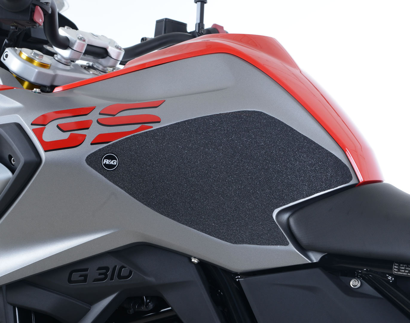 R&G Tank Traction Grips for BMW G310GS '17-25