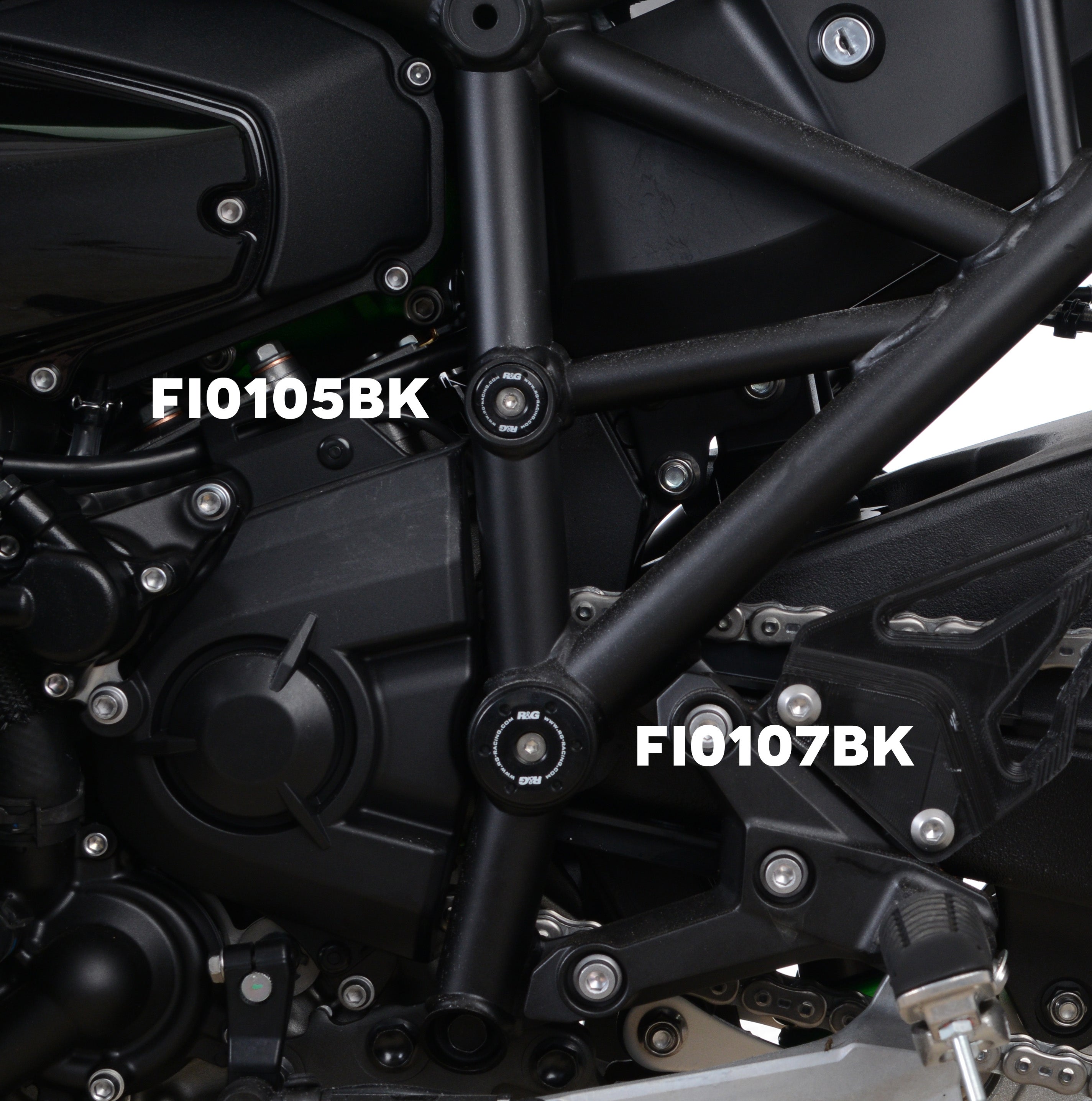Frame Plug for Kawasaki Ninja H2(R) '15- '24  & Ninja H2 SX '18- '24 (LHS, Lower)