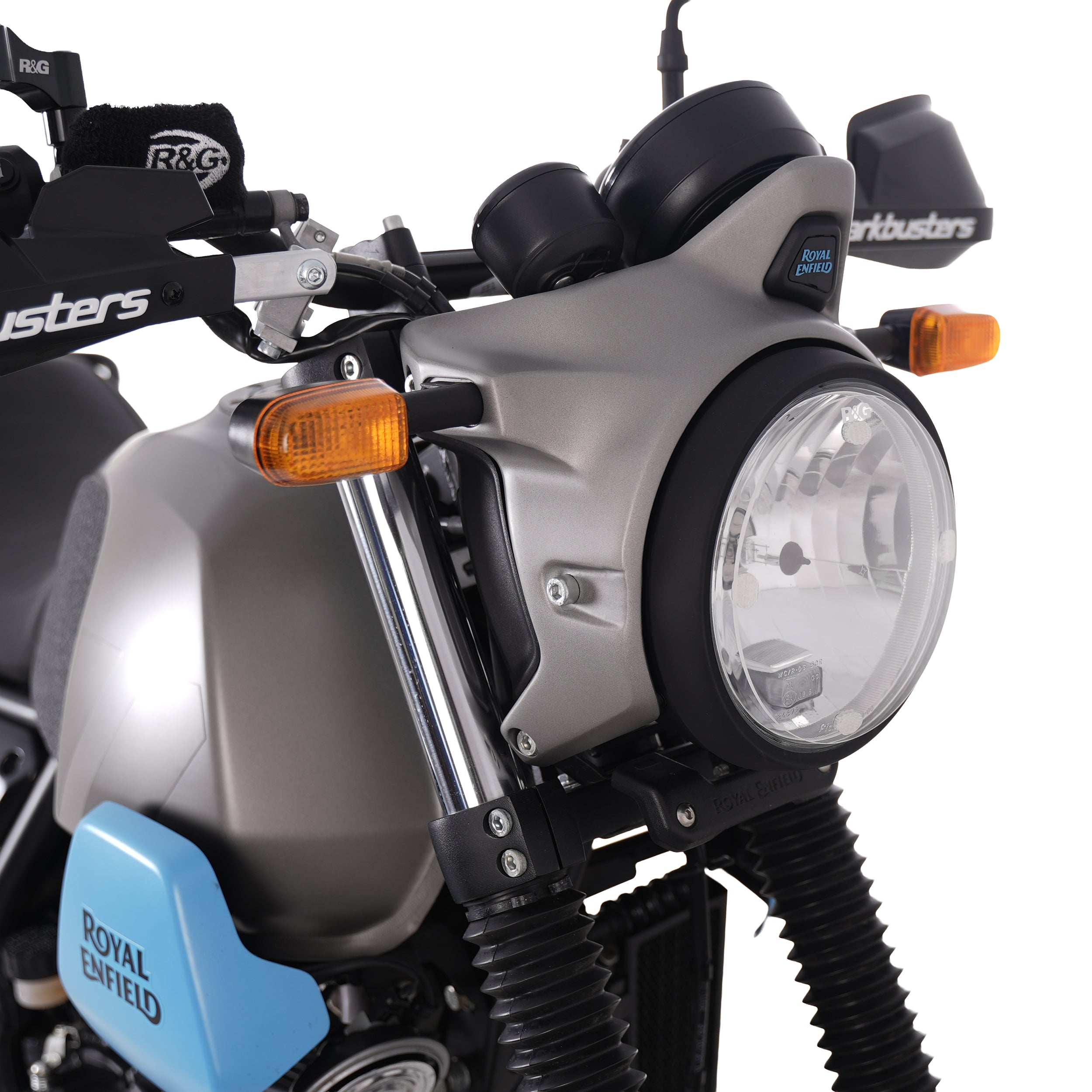 Headlight Shield for Kawasaki Vulcan VN900 Custom '06-'16, BMW R12 NineT '24-,Triumph Speed Twin 1200 '24- ,Royal Enfield Himalayan 450 '24-, Guerrilla 450 '24- and 4 others