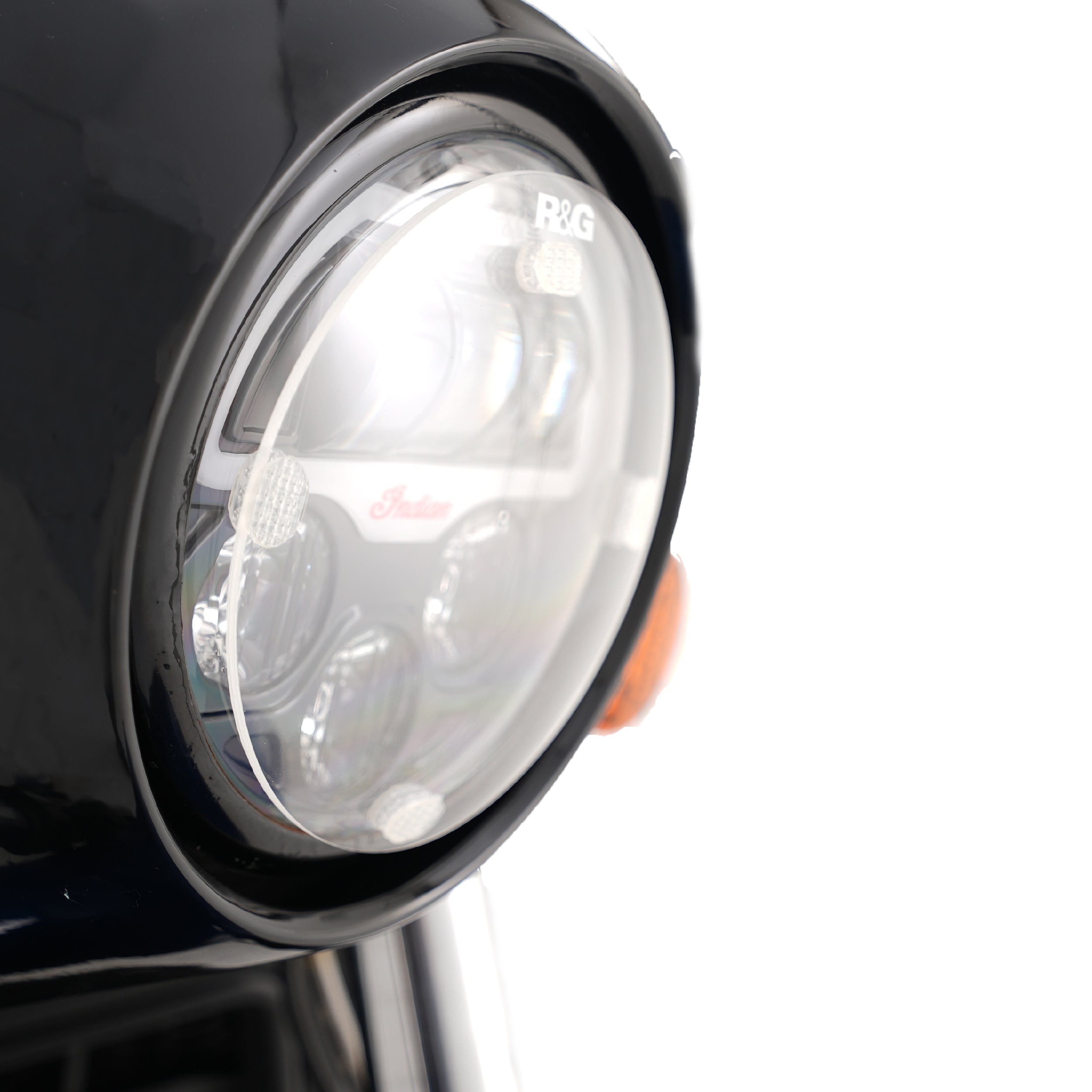 Headlight Shield for Indian FTR1200 (S) '19-25, Scout Bobber '20-  & Triumph Scrambler 1200 XC/XE '19-, Bonneville Bobber '21-25