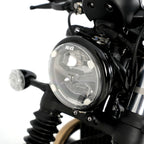 Headlight Shield for Indian FTR1200 (S) '19-25, Scout Bobber '20-  & Triumph Scrambler 1200 XC/XE '19-, Bonneville Bobber '21-25