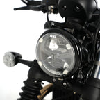 Headlight Shield for Indian FTR1200 (S) '19-25, Scout Bobber '20-  & Triumph Scrambler 1200 XC/XE '19-, Bonneville Bobber '21-25