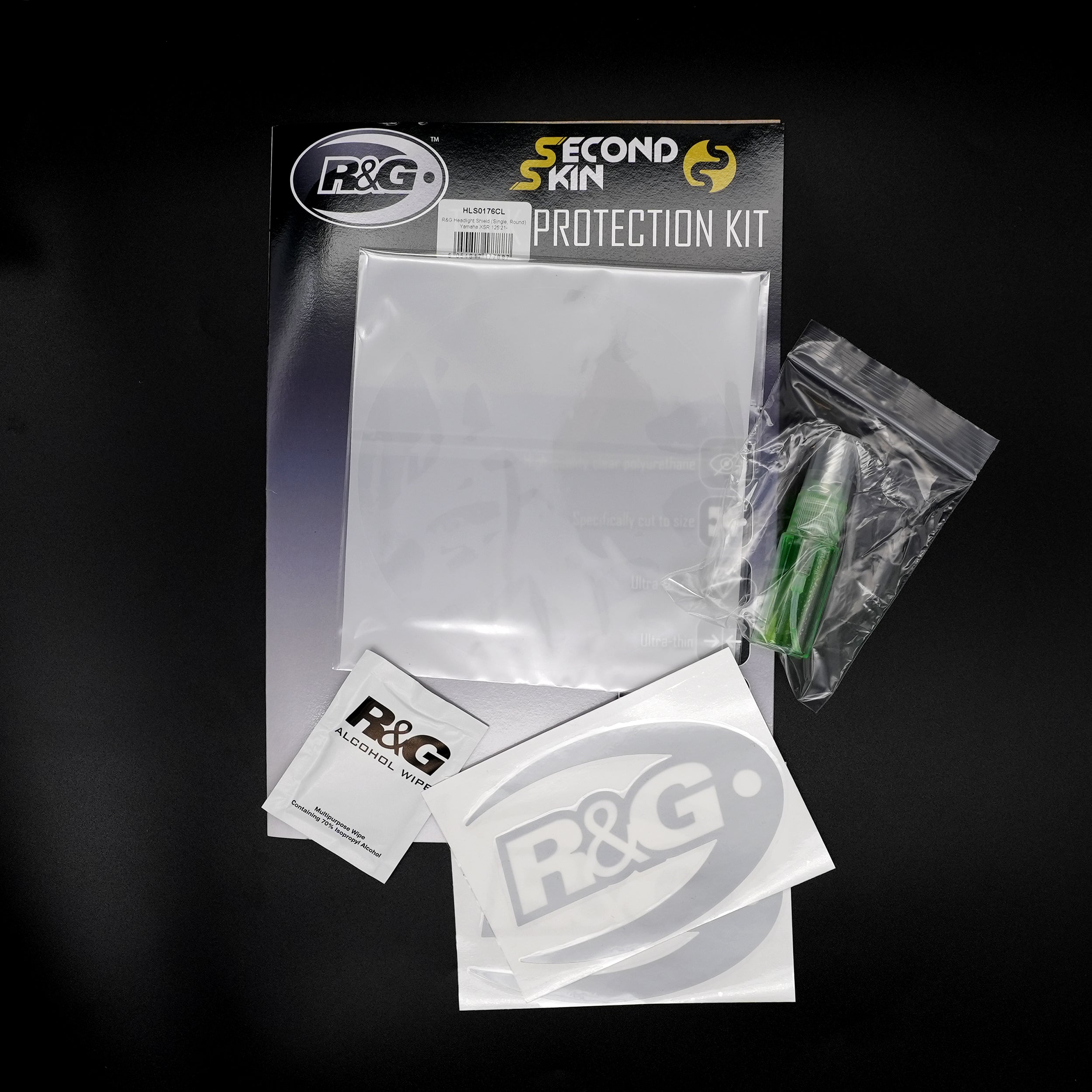 Headlight Shields for multiple Yamaha models, Kawasaki Vulcan VN900 Custom '06-'16, Honda GB350S '25-, Triumph Speed Twin 1200 '24-, Speed 400 '24-, Scrambler 400X '24- & Norton Commando 961 Sport '23-25(Single, Round, Second Skin Type).