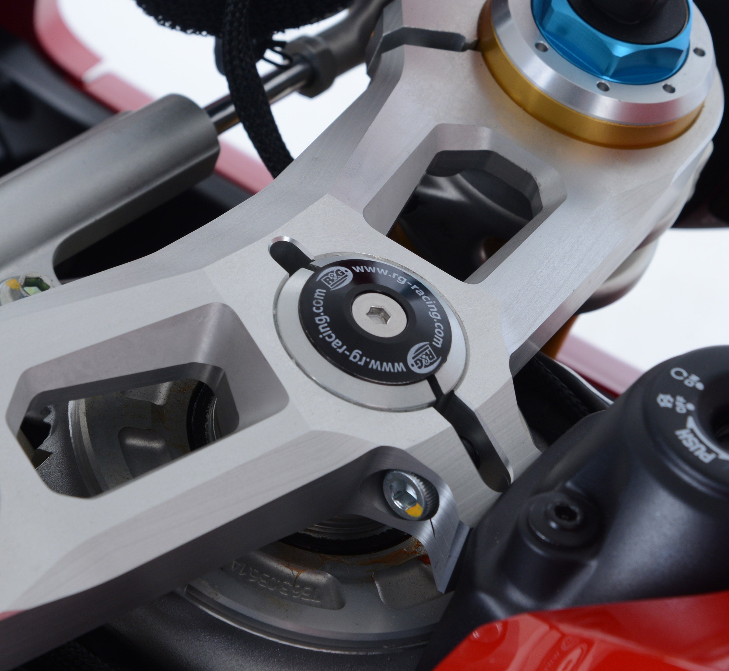 Top Yoke Cap for Ducati Panigale V4, V4S, V4 Speciale '18, Streetfighter V4 (S) '20-' 24 & Ducati Streetfighter V2 '22- '24