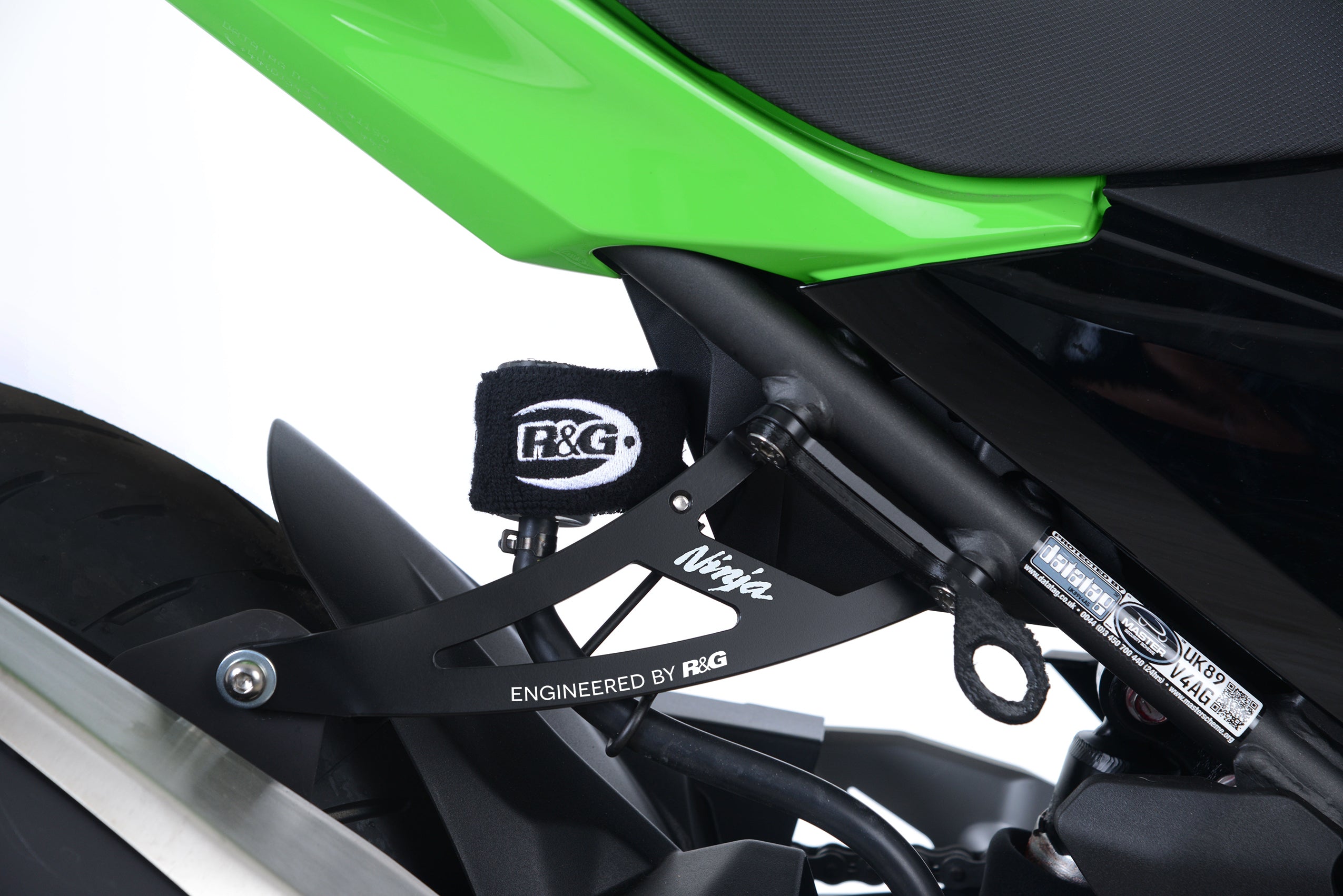 Exhaust Hanger & Footrest Blanking Plate kit for Kawasaki Ninja 250/400 '18- Z500 (Ninja) '24-