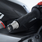 Bar End Sliders for the Suzuki GSX-R600, GSX-R750 and GSX-R1000, GSX-S1000, SV650, SV650X and Gladius 650 models.