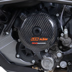 Carbon Engine Case Slider for KTM 1050 Adventure '15-, KTM 1290 Super Adventure '15-'20, 1290 Super Duke '17- '24,1290 Super Duke GT '19- '24 & 1290 Super Duke R '17- '24 LHS
