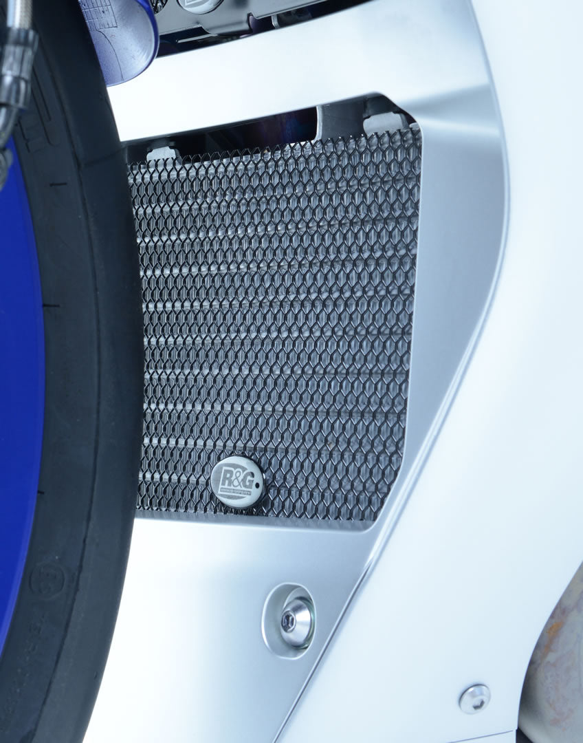 Titanium Oil Cooler Guard for the Yamaha YZF-R1/R1M '15-