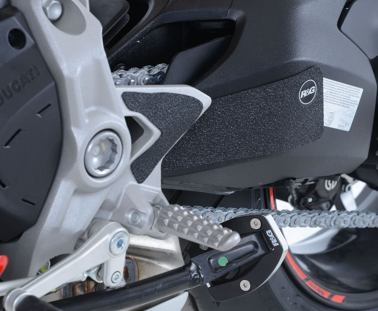 R&G Boot Guard Kit for Ducati Supersport (S) '17-'20 & Supersport 950 S '21- models