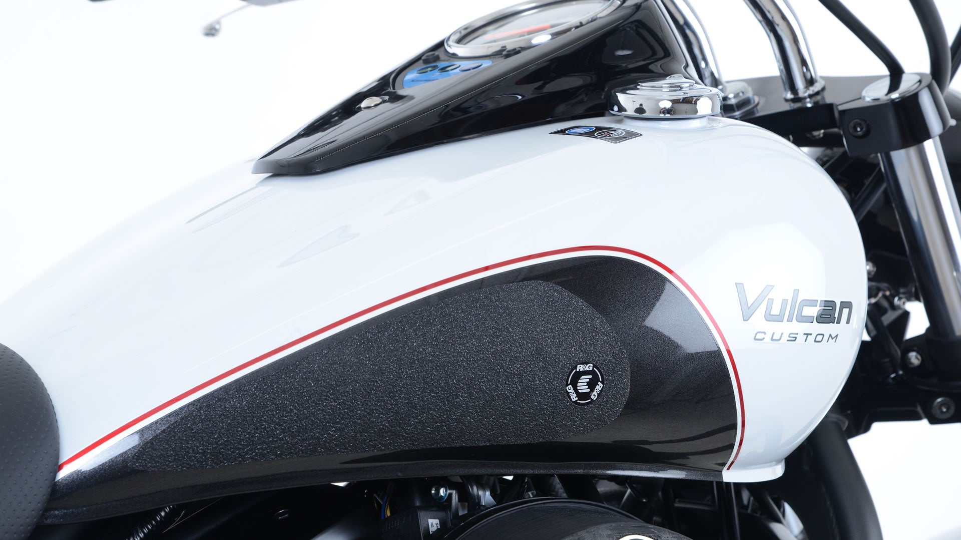R&G Tank Traction Grips for Kawasaki Vulcan VN900 Csutom '07-, Classic '06- and Classic LT '11-