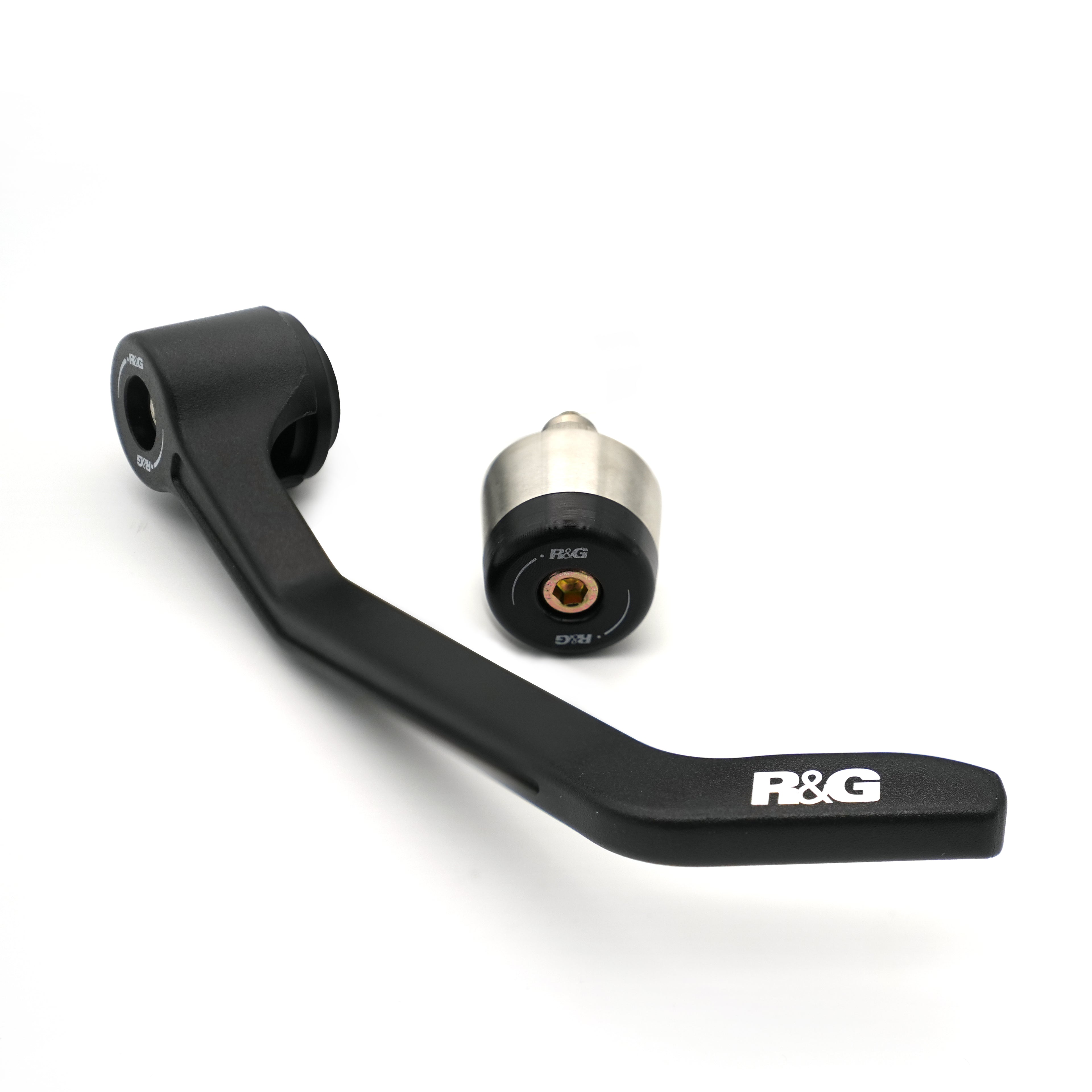 R&G Interlock Brake Lever Guard & LHS Bar End Slider (14-18mm Expander)