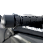 Kaoko Throttle Stabilizer for Kawasaki Z1000SX ('10- '24) & Ninja 1100SX '25- : models with parallel 37,8mm OD bar end weights.