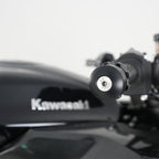 Kaoko Throttle Stabilizer for Kawasaki Z1000SX ('10- '24) & Ninja 1100SX '25- : models with parallel 37,8mm OD bar end weights.