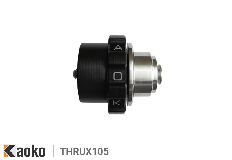 Kaoko Throttle Stabilizer for Triumph Thruxton 1200, Bonneville T120 '16-25, Bobber '16-25 (OEM Mirrors)