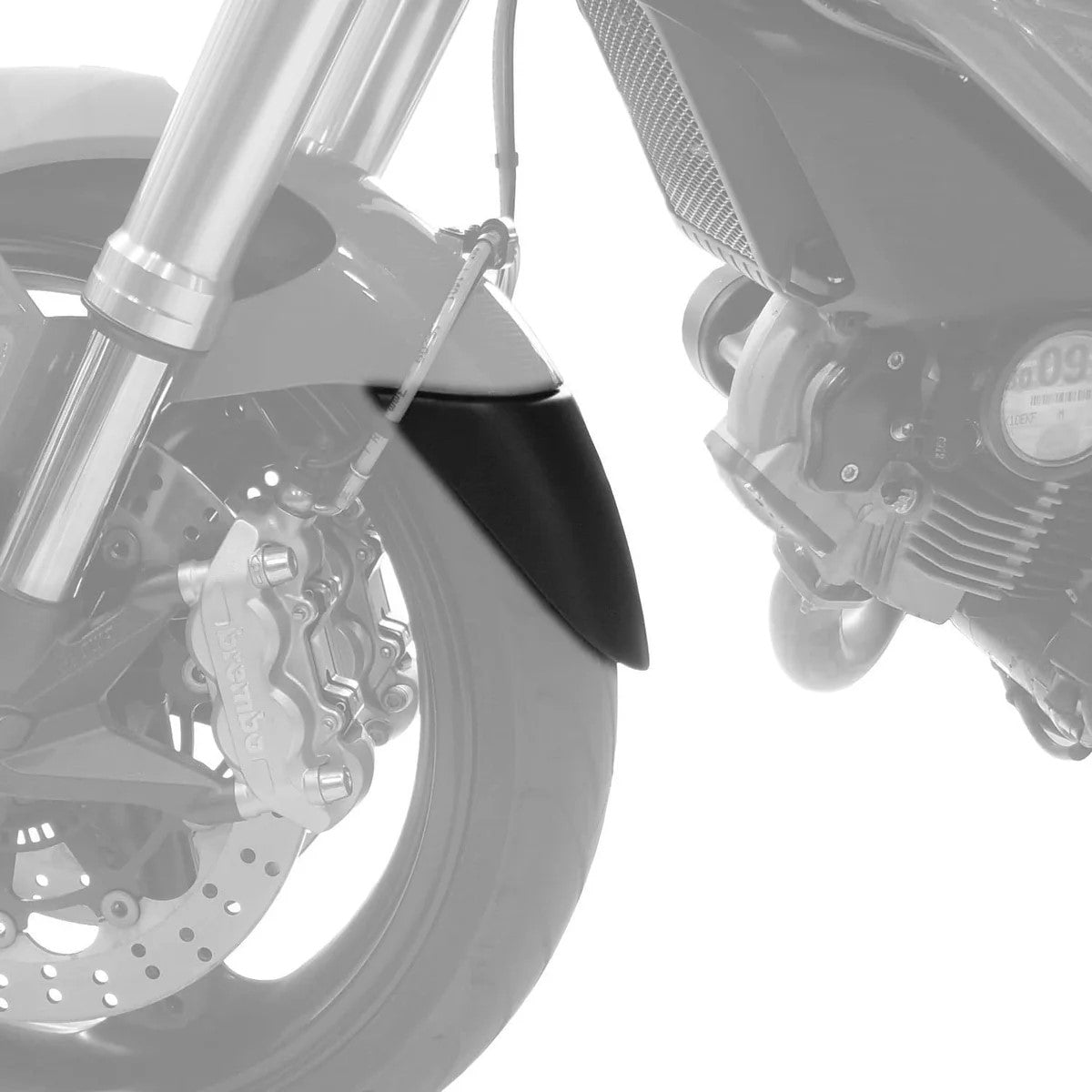 R&G Fender Extender for Ducati Monster 1100 Evo '09-'13, Monster 1100 '09-'13, Monster 1100 S '09-'13, Monster 696 '08-'12 & Monster 796 '10-'13.