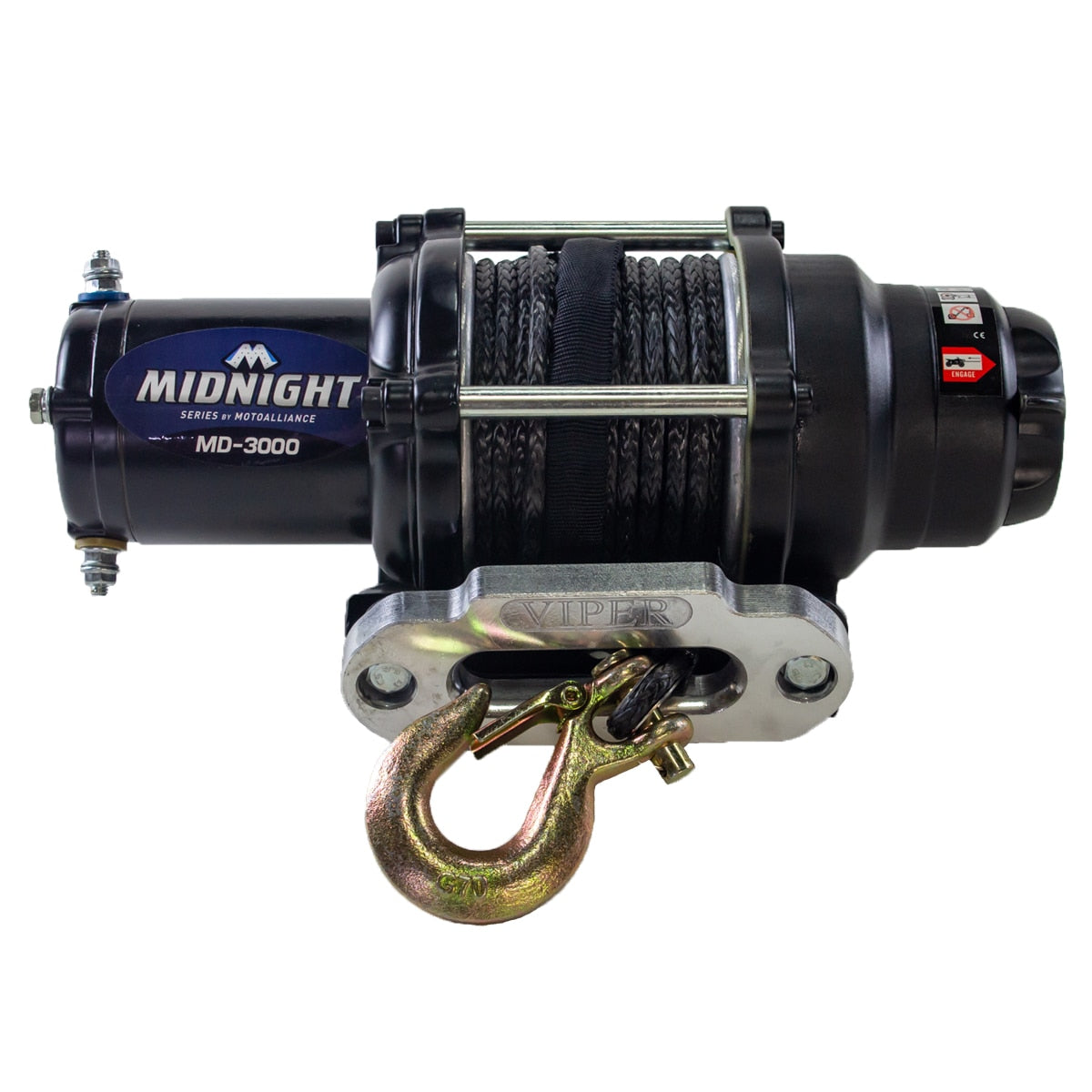 VIPER Midnight 3000lb ATV/UTV Winch