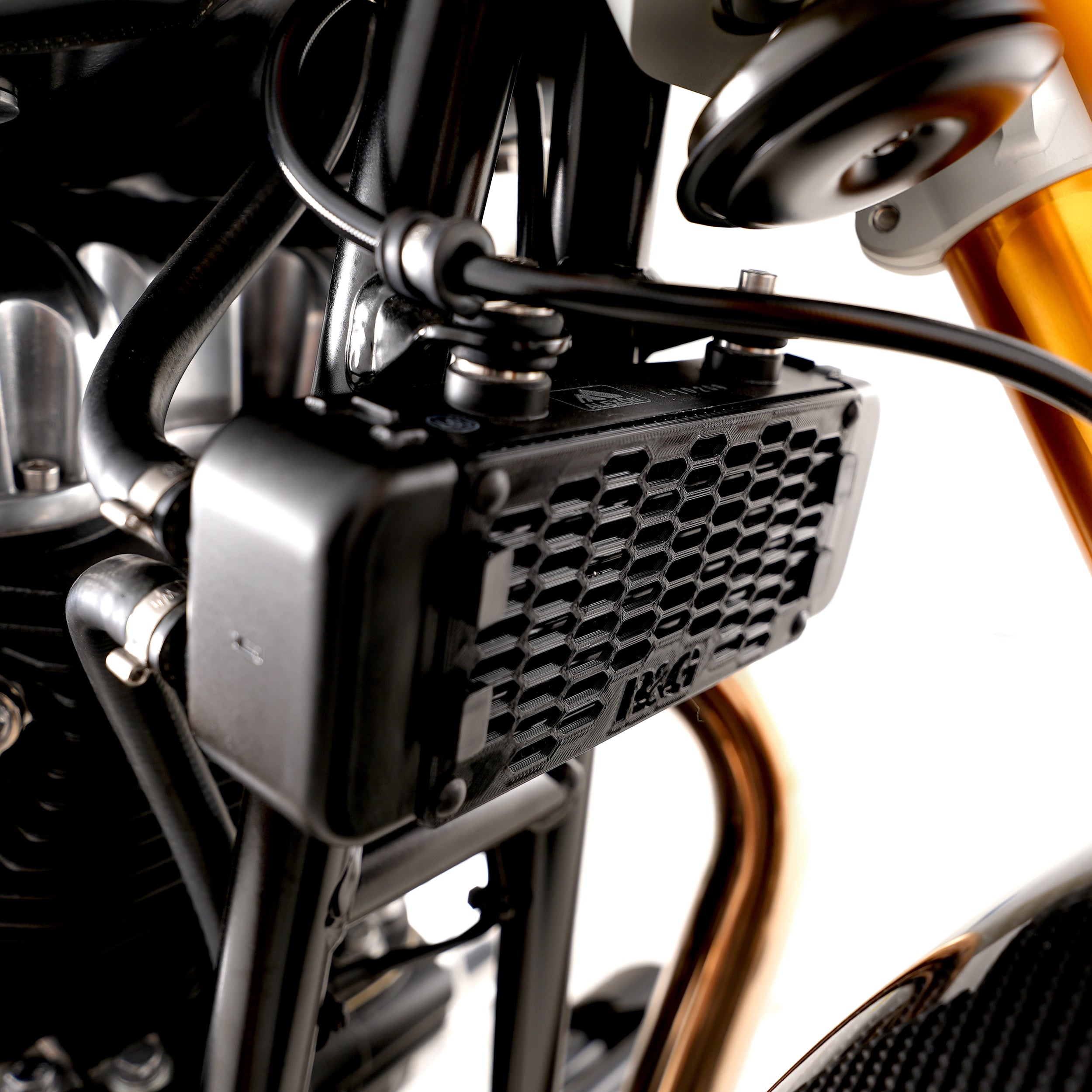 Oil Cooler Guard for Norton Commando 961 Sport '23-25.