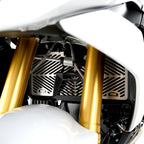 Stainless Steel Radiator Guard for the BMW R1200R/RS '15-'18, R1250R (RS) '19-25 & R1250RS SE '24-25.