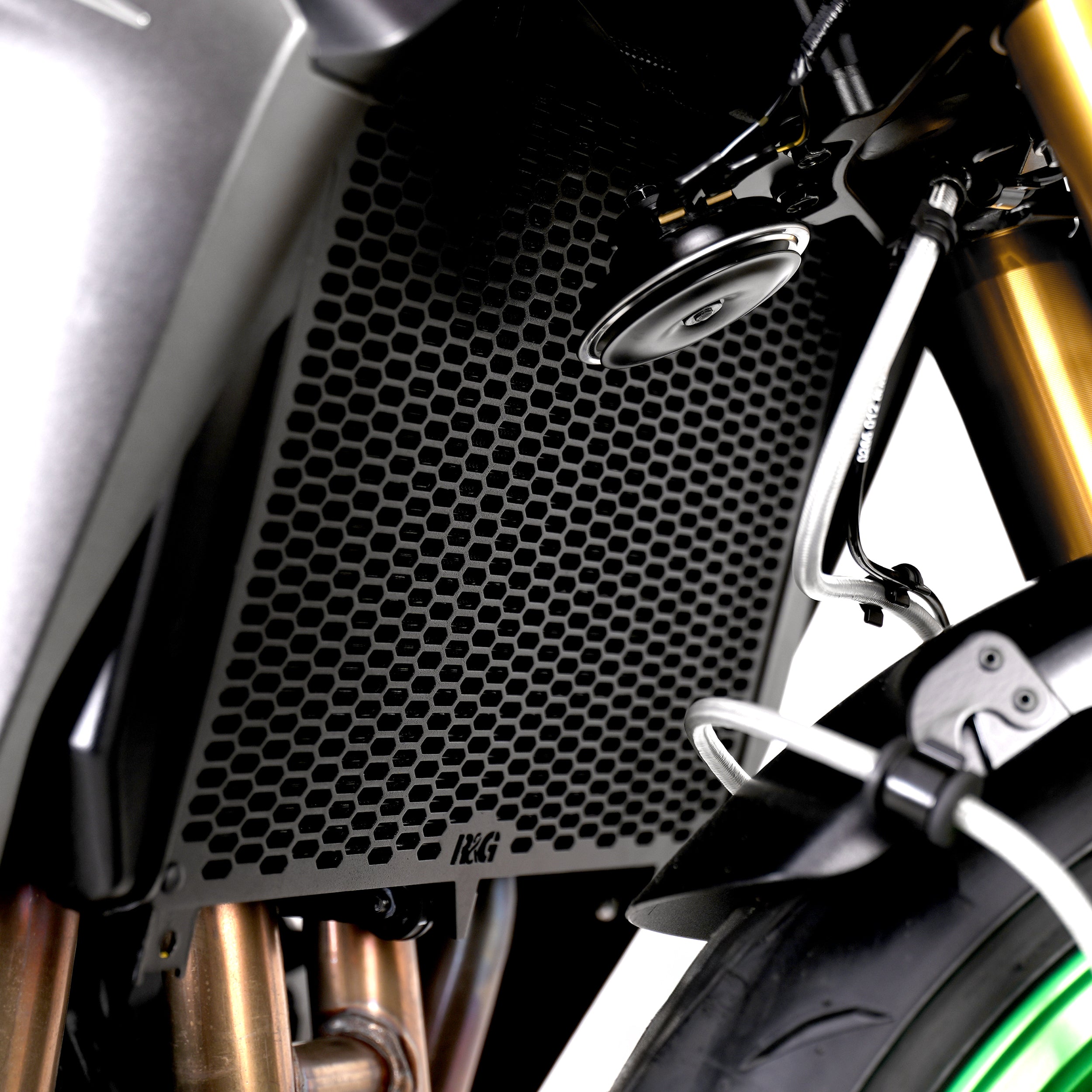 PRO Radiator Guard for Kawasaki Z1100 '26-, Z1000R '17-'20, Z1000SX '11-'19, Versys 1000 '12- '24, Versys 1100 '25- & 7 others.