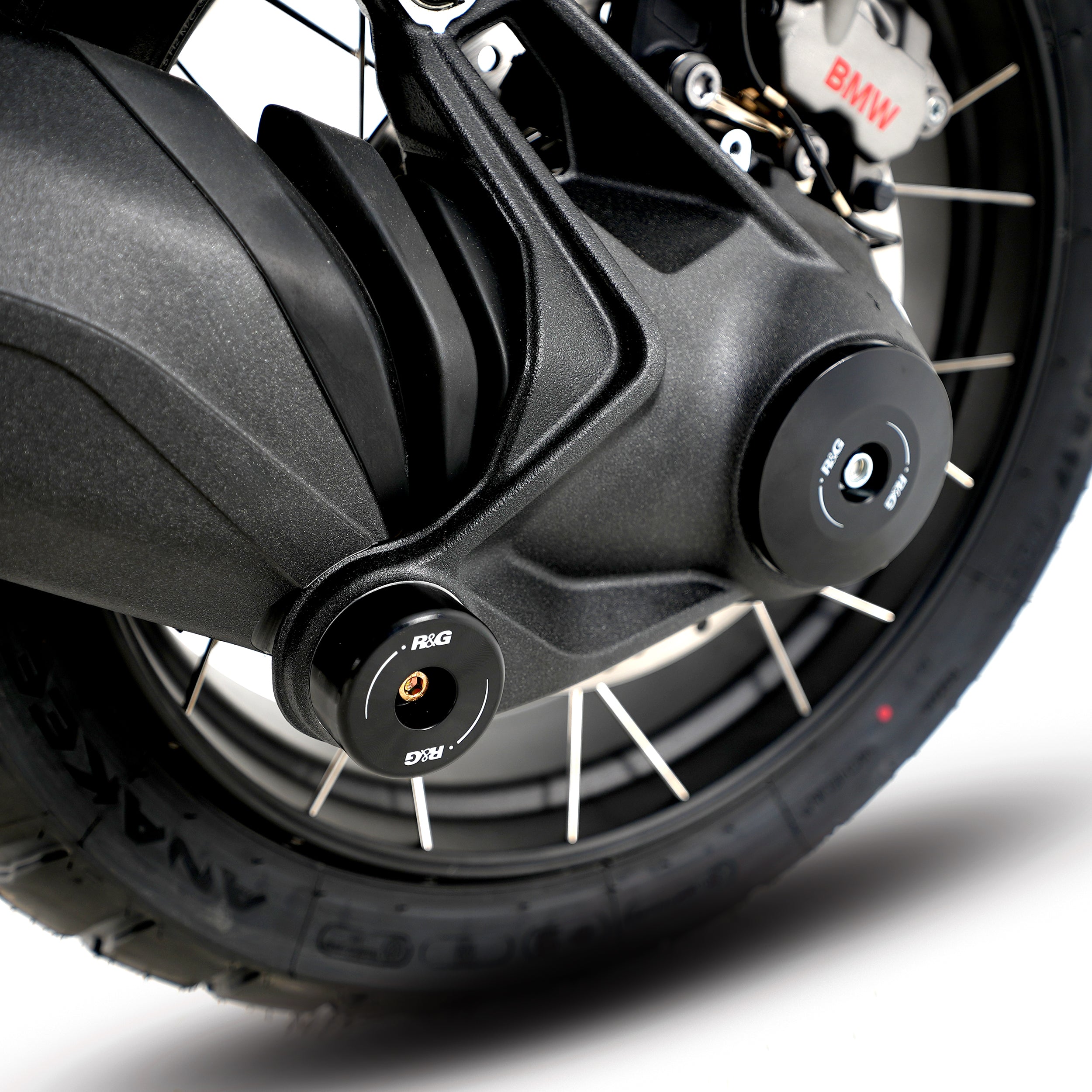Swingarm (Shaft) Protectors for BMW R 1300 GS Adventure '24-, R1200, K1200, K1300, BMW R Nine T models, R1250 GS '18-25 & R1250RT '19-25, BMW R12 nineT '24-, R1250RS SE '24-25