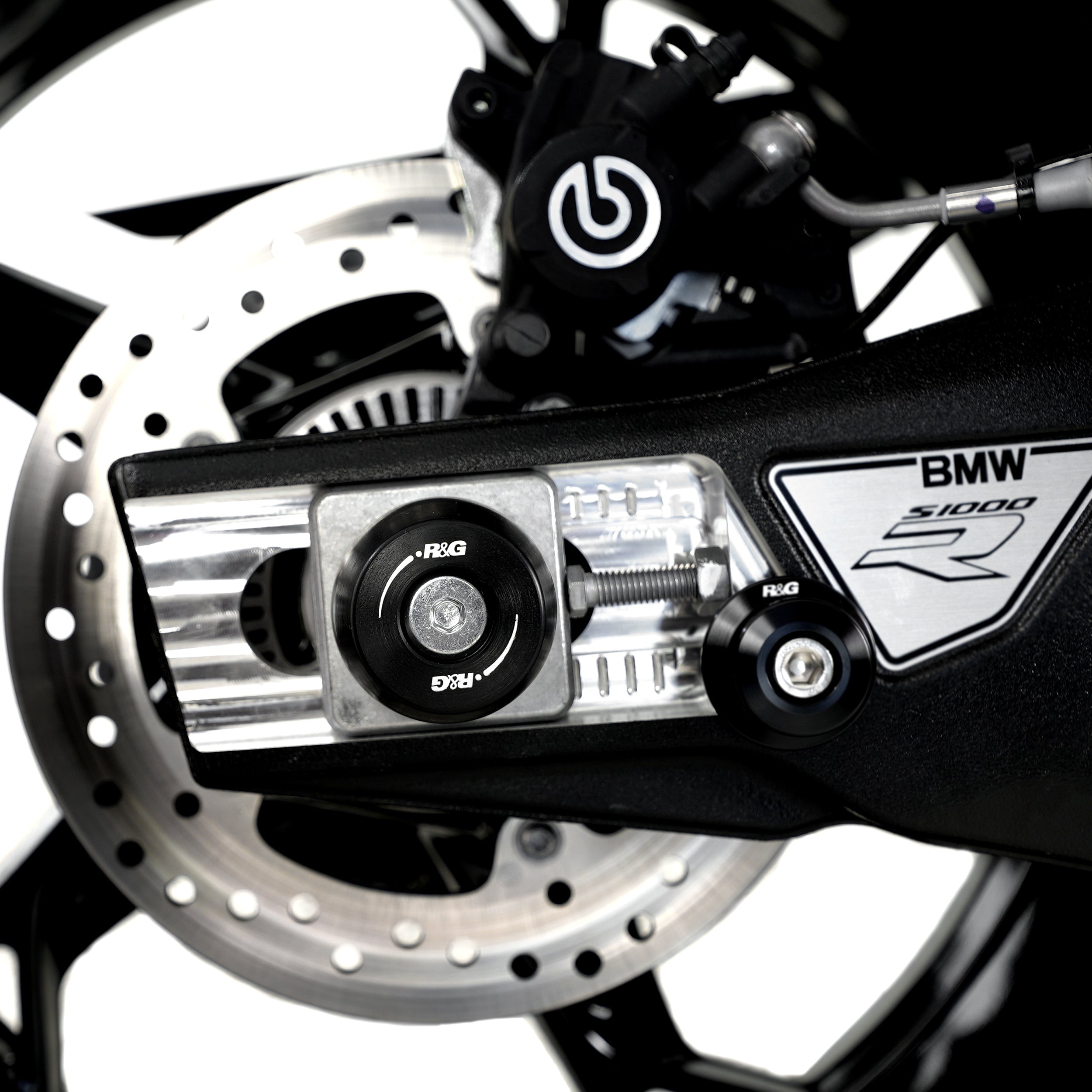 APEX Swingarm Protectors for the BMW S1000R '25- & S1000RR '25-