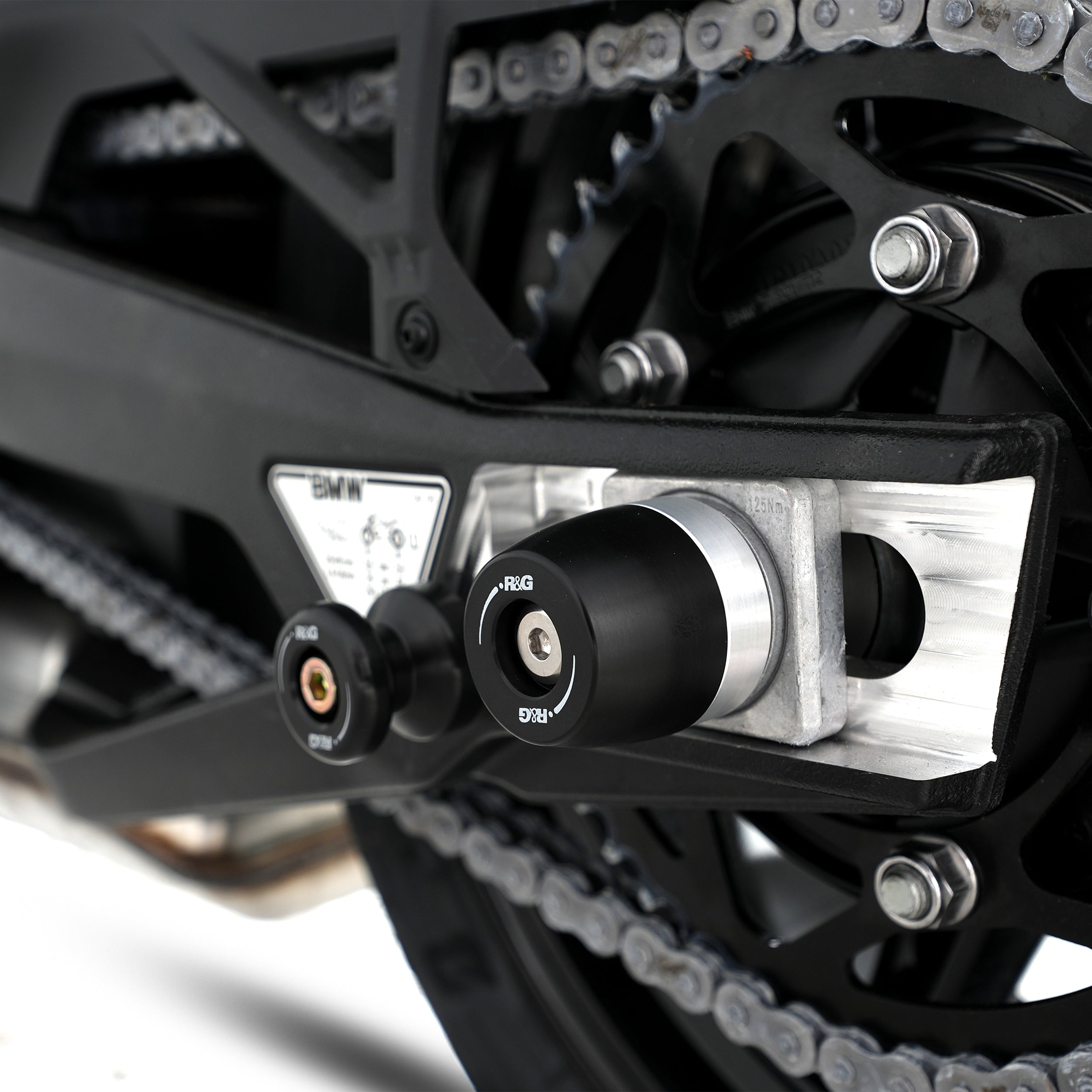APEX Swingarm Protectors for the BMW S1000R '25- & S1000RR '25-