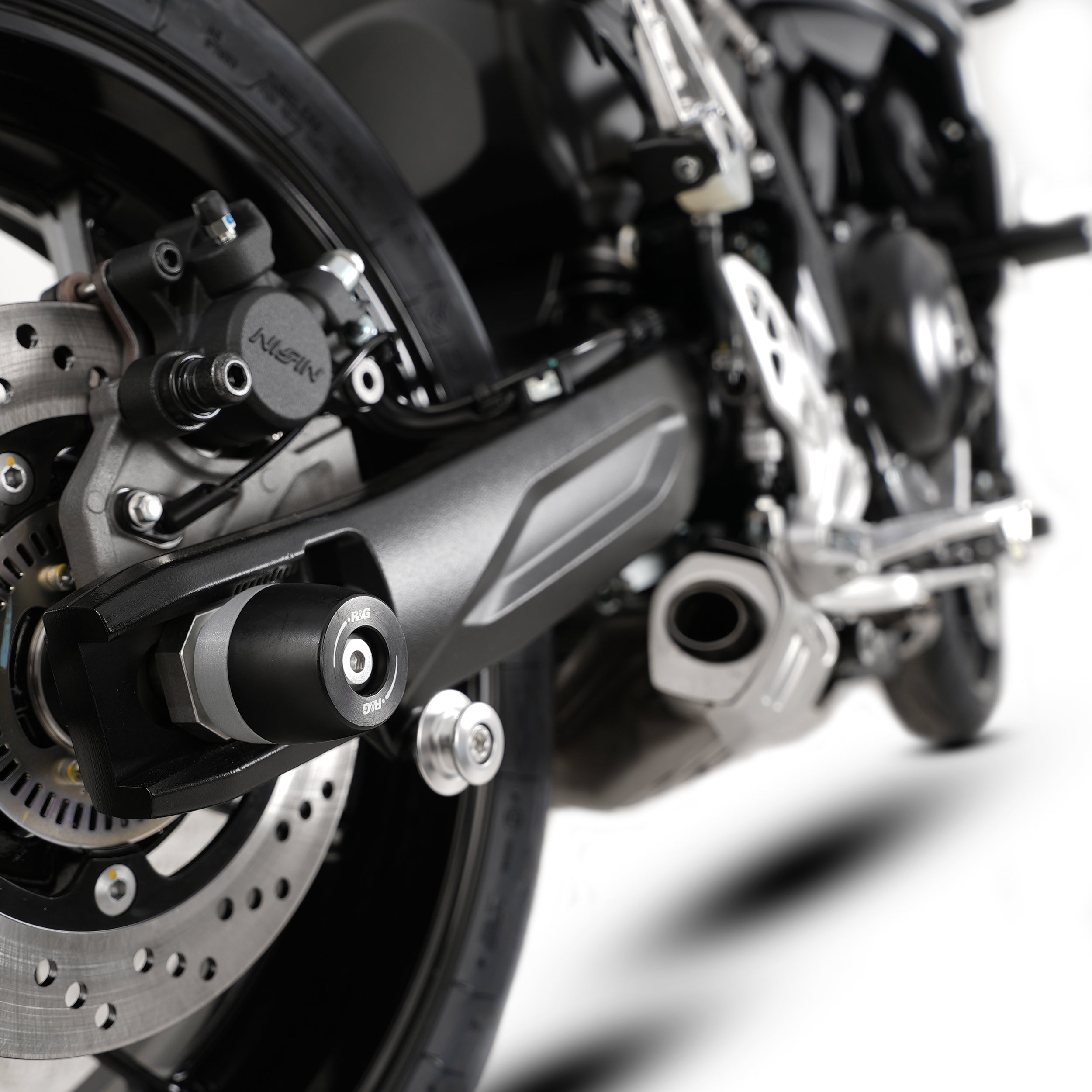 APEX Swingarm Protectors for the Suzuki GSX-8T '25-, GSX-8TT '25-, GSX-8S '23-,GSX-8R '24- & V-Strom 800DE '23-