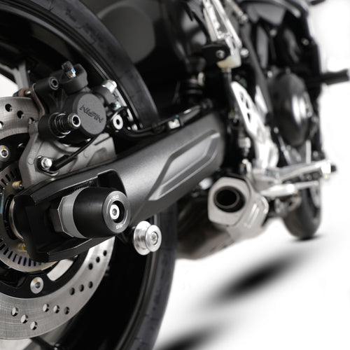 APEX Swingarm Protectors for the Suzuki GSX-8T '25-, GSX-8TT '25-, GSX-8S '23-,GSX-8R '24- & V-Strom 800DE '23-