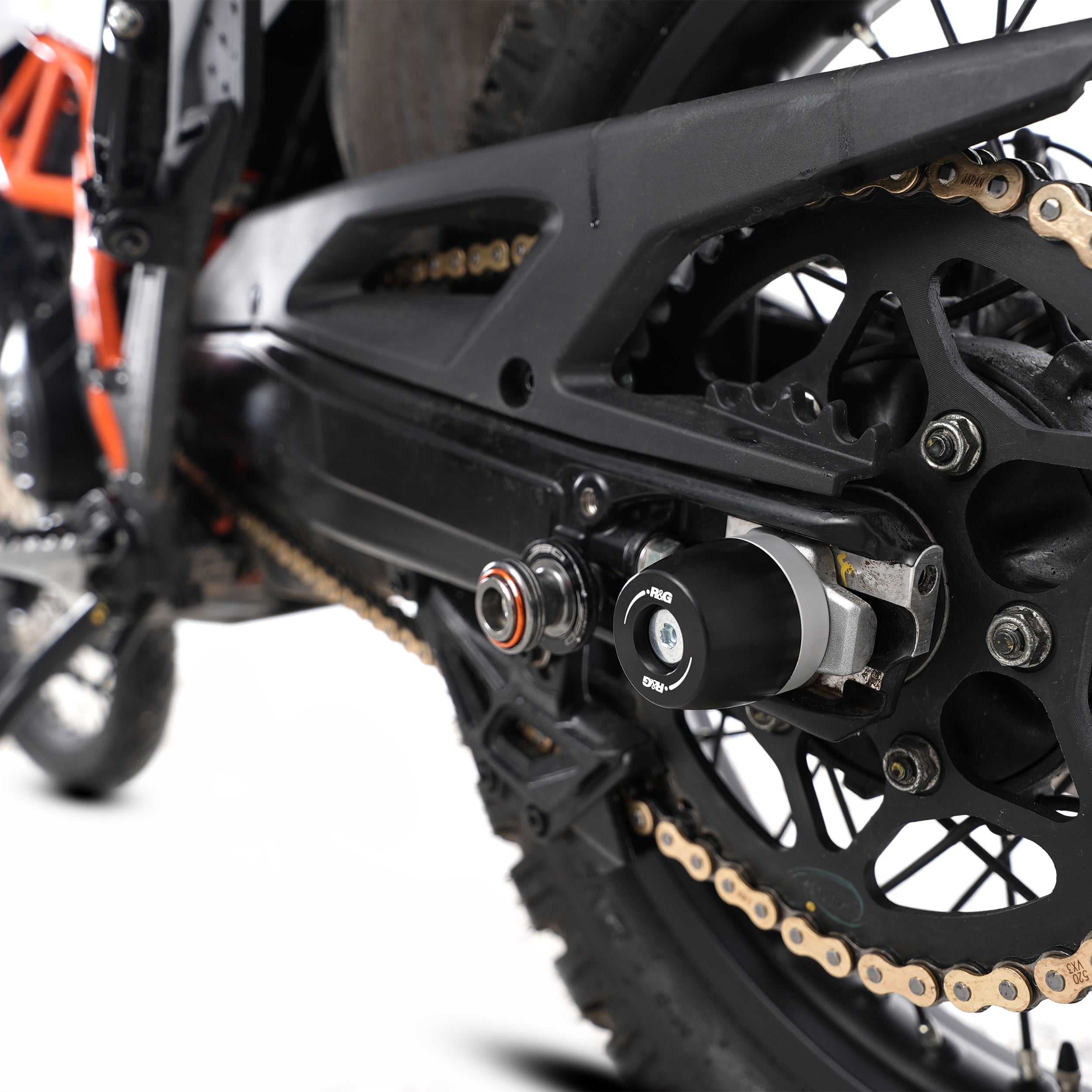 APEX Swingarm Protectors for the KTM 390 Adventure R & 390 Adventure X '25-