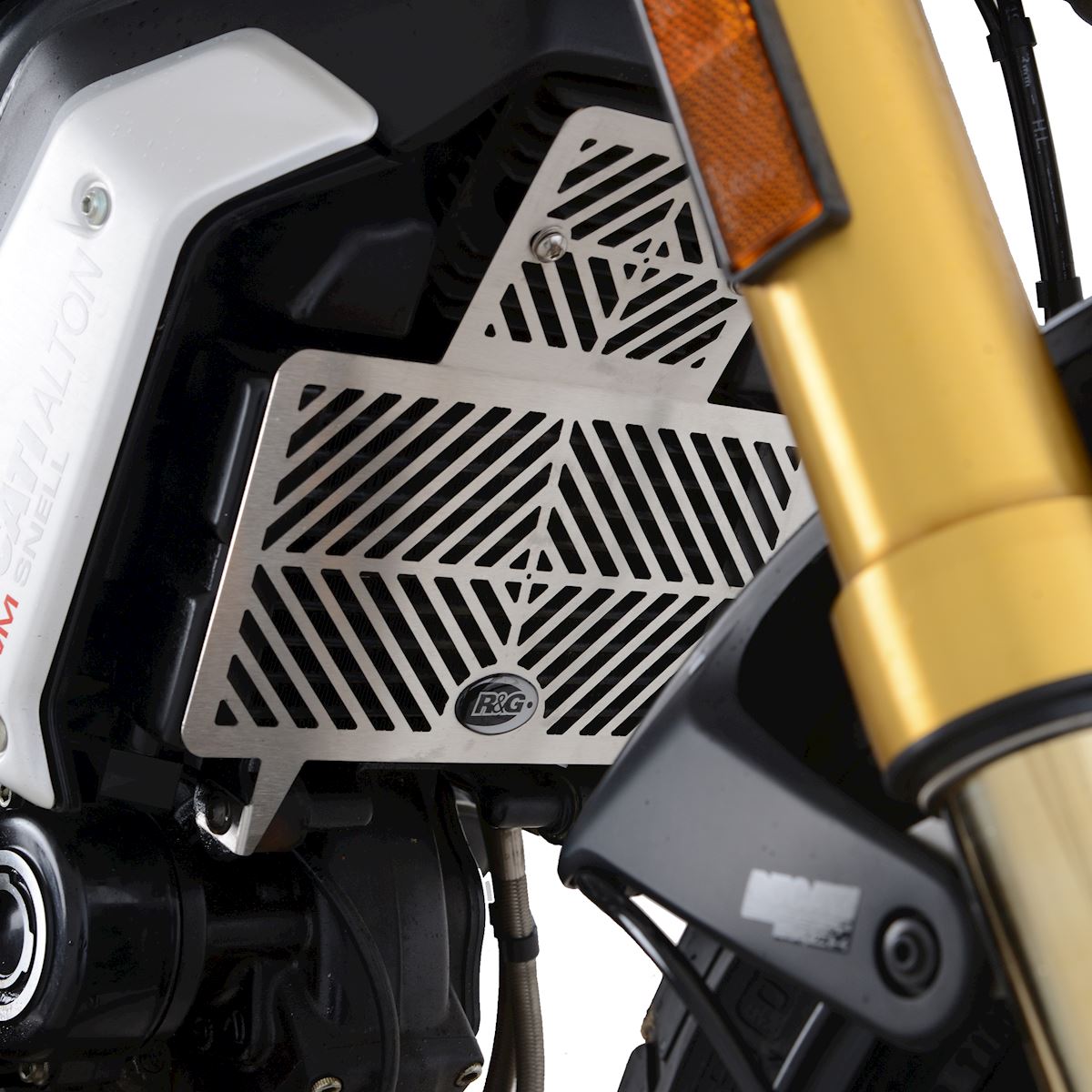 Stainless Steel Radiator Guard for Ducati Scrambler 1100 '18-25 & Scrambler 1100 Pro '20-25.