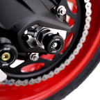 Spindle Sliders for Triumph Daytona 675, Triumph Daytona Moto2â„¢ 765 '20-, Street Triple 765 RX '26-, Street Triple '07- & Street Triple R '08- models.
