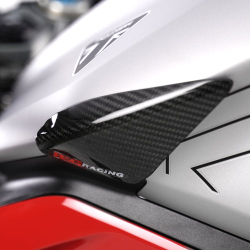 Carbon Tank Sliders for Triumph Street Triple 765 R/RS, Moto2 '23- & Street Triple 765 RX '26-