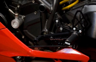 Adjustable Rearsets for Ducati 848, 1098 and 1198