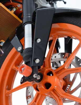 Fork Protectors for KTM 125 Duke '11-'23 ,200 duke '12-, 390 Duke '13-'23, RC125/200 '14- RC390 '14-'21, 250 Duke '17-'23, Husqvarna Vitpilen/ Svartpilen 401 '18-'23 & Svartpilen 125 '21-