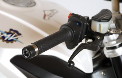 Bar End Sliders for MV Agusta Brutale 675 '12- and Brutale 800 '12- & Brutale 800RR '18-, Brutale 1000RS '24-25.