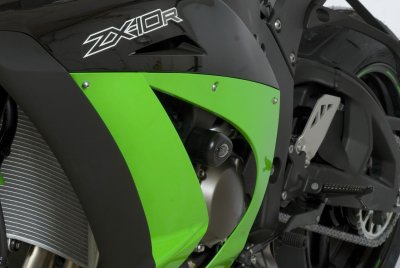 Crash Protectors - Aero Style for Kawasaki ZX10R  '11-25 & ZX-10RR '21-25  (RACE KIT)