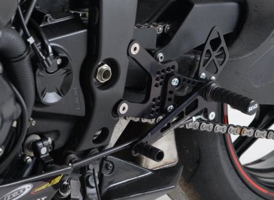 Adjustable Rearsets for Kawasaki ZX6R '07- RACE SETUP